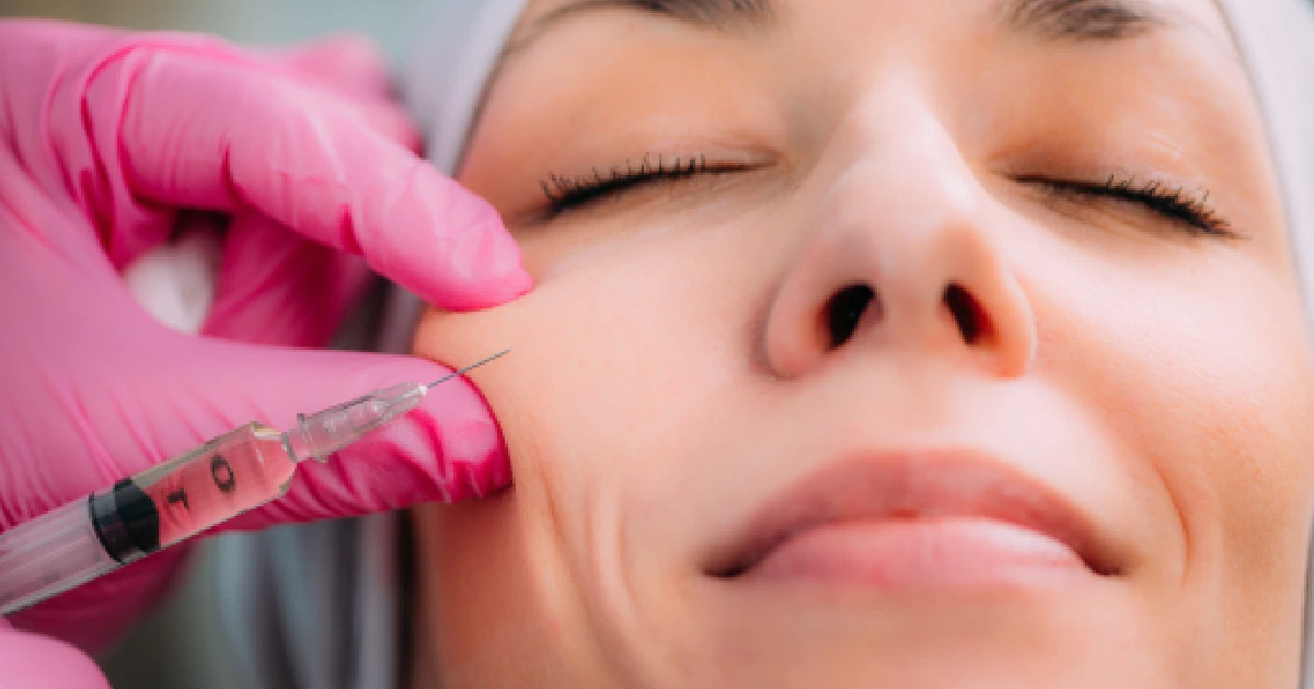 Woman Receiving Dermal Filler in North Miami, FL